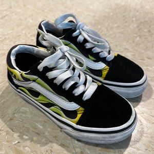 Kids Flame Old Skool Vans